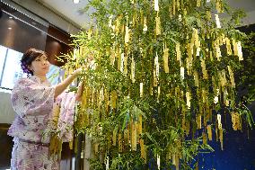 'Tanabata' festival decoration in Ginza