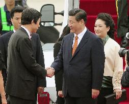 Chinese leader Xi in S. Korea
