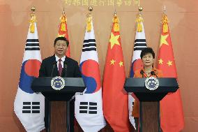 Chinese president in Seoul