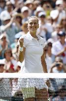 Kvitova reaches final in Wimbledon tennis