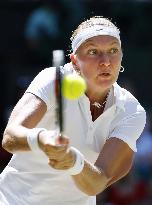 Kvitova reaches final in Wimbledon tennis