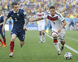 Germany beat France 1-0 in World Cup quarterfinal