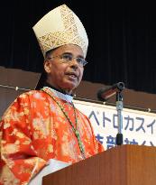Vatican's envoy to Japan speaks at Mass for medieval bishop