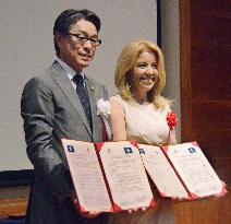 Japanese, Spanish cities sign tourism exchange pact