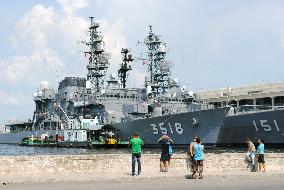 JMSDF ships enter Cuba for 400th anniv. of Japan mission