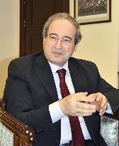 Syria's deputy foreign minister speaks in interview