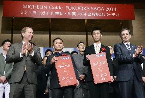 Restaurants in Fukuoka, Saga get Michelin stars