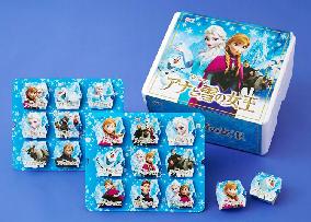 Glico's ice cream with 'Frozen' characters