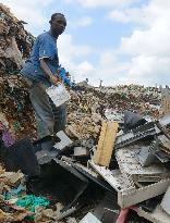 Dandora dump site in Nairobi, Kenya