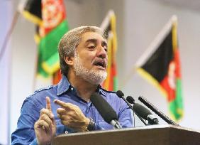 Abdullah refuses to accept preliminary results of run-off presidential race