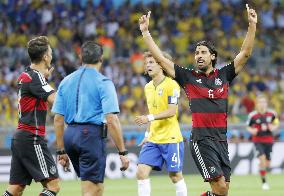 Germany crush Brazil 7-1 to reach World Cup final