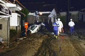 Mudslides in Nagano Pref.