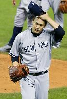 Yankees Tanaka on disabled list after Indians game