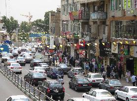 Traffic jam in Tehran