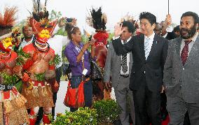 Abe in Papua New Guinea