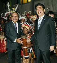 Abe in Papua New Guinea