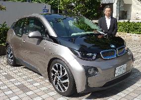 BMW's i3 EV promoted in Aichi Pref.