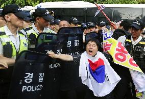 Anti-Japan protests in Seoul