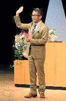 Stage director Miyamoto urges protection of inland sea