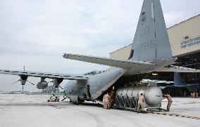 2 air refueling tankers arrive at Iwakuni from Futenma