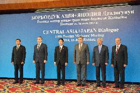 Foreign ministers of Japan, 5 central Asia nations meet