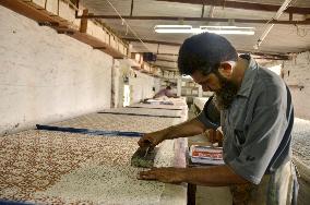 Calico-dyeing operation in western India