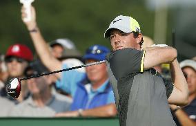 Rory Mcllroy leads British Open golf championship