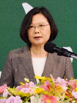Tsai at DPP national conference in Taipei