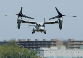 Osprey leaves Sapporo after event