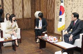 Japan lawmaker Noda speaks with S. Korea parliament chief