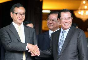 Cambodian PM Hun meets CNRP leader Rainsy