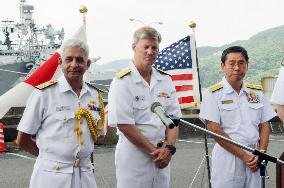 India, U.S., Japan start joint naval exercise