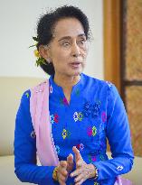 Aung San Suu Kyi in interview