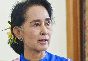 Aung San Suu Kyi in interview