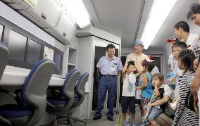 People see inside of 'Dr. Yellow' inspection train