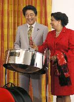 Japan's PM Abe visits Trinidad and Tobago
