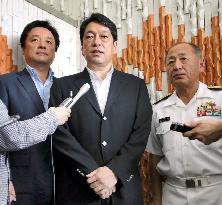 Defense Minister Onodera interviewed about Osprey