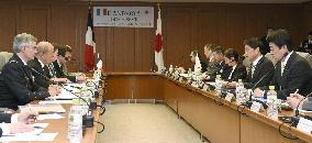 Japan, France agree to bolster defense equipment cooperation