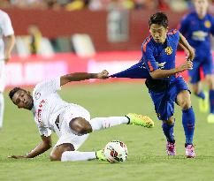 Man Utd MF Kagawa in action at Int'l Champions Cup