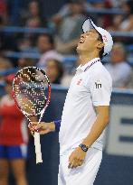 Japan's Nishikori falls to Gasquet at Citi Open tennis