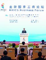 CHINA-BEIJING-HU CHUNHUA-BRICS BUSINESS FORUM-OPENING CEREMONY (CN)