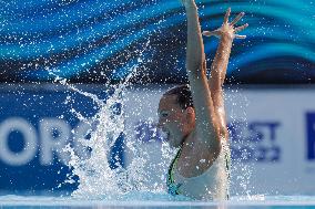 (SP)HUNGARY-BUDAPEST-FINA WORLD CHAMPIONSHIPS-ARTISTIC SWIMMING-WOMEN SOLO FREE