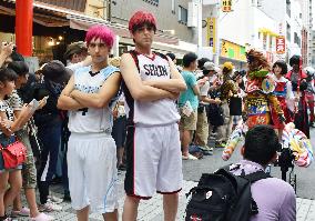 Cosplayers parade through Nagoya