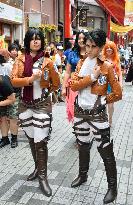 Cosplayers parade through Nagoya