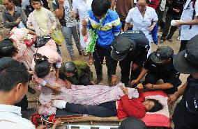 Woman rescued after quake