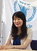 Japanese woman works for WFP in Ebola-hit Sierra Leone