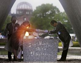 New list of names of 5,507 A-bomb victims dedicated
