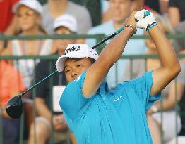 Oda tees off on 10th hole in PGA Championship