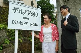Daughter of U.S. commander Delnore in Nagasaki