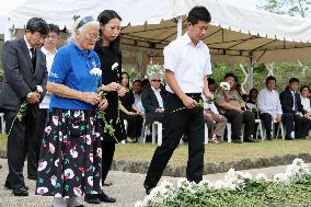 Japanese embassy holds service for war dead in Philippines